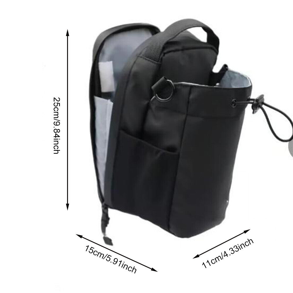 Magnetic Water Bottle Sling Bag Adjustable Crossbody Sports Bag Gym Bottle Bag