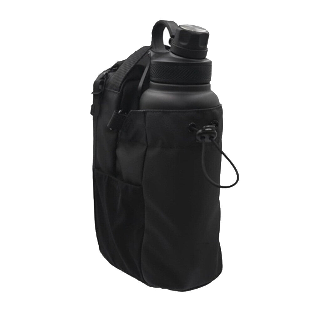 Magnetic Water Bottle Sling Bag Adjustable Crossbody Sports Bag Gym Bottle Bag